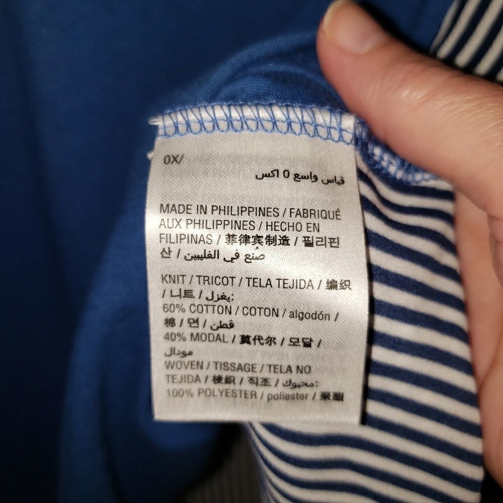Style & Co. Printed Mixed Media Pullover Top - Picture 5 of 8